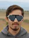 Riding Glasses Cycling Sunglasses Men Women UV400 Outdoor Sport Eyeware Running Skiing Baseball Road Blie MTB Goggles With Case