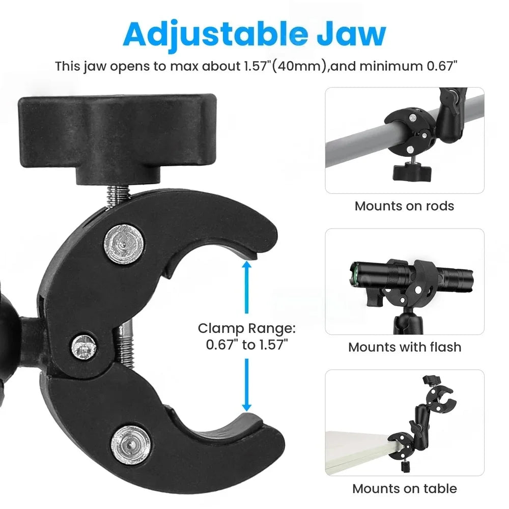 Action Camera Bicycle Motorcycle Handlebar Mount Selfie Stick Bracket