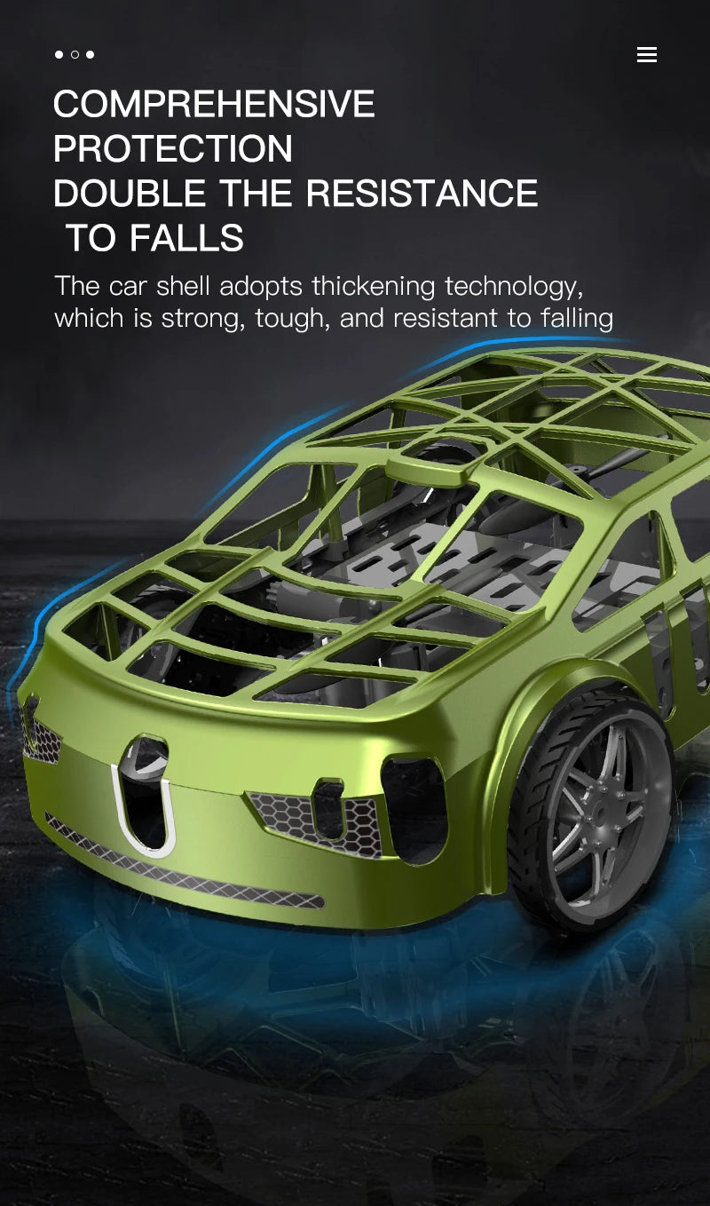 PRO RC Car 2-In-1 Air-Ground Flying 2.4GHz RC Quadcopter Headless Mode With Electric Aerial Vehicle Mini Dron Toys