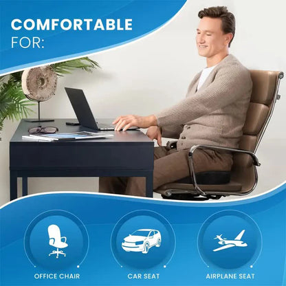 Seat Cushion Office Chair Cushions Pillow Memory Foam Pad Back Pain Relief Cushion Car Office Hip Support Massage Cushion