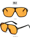 Retro Sunglasses T-Piece Large Frame Sun Glasses Trend Man Toad Eyewear Outdoor Fashion Sunscreen Eyeglasses UV400