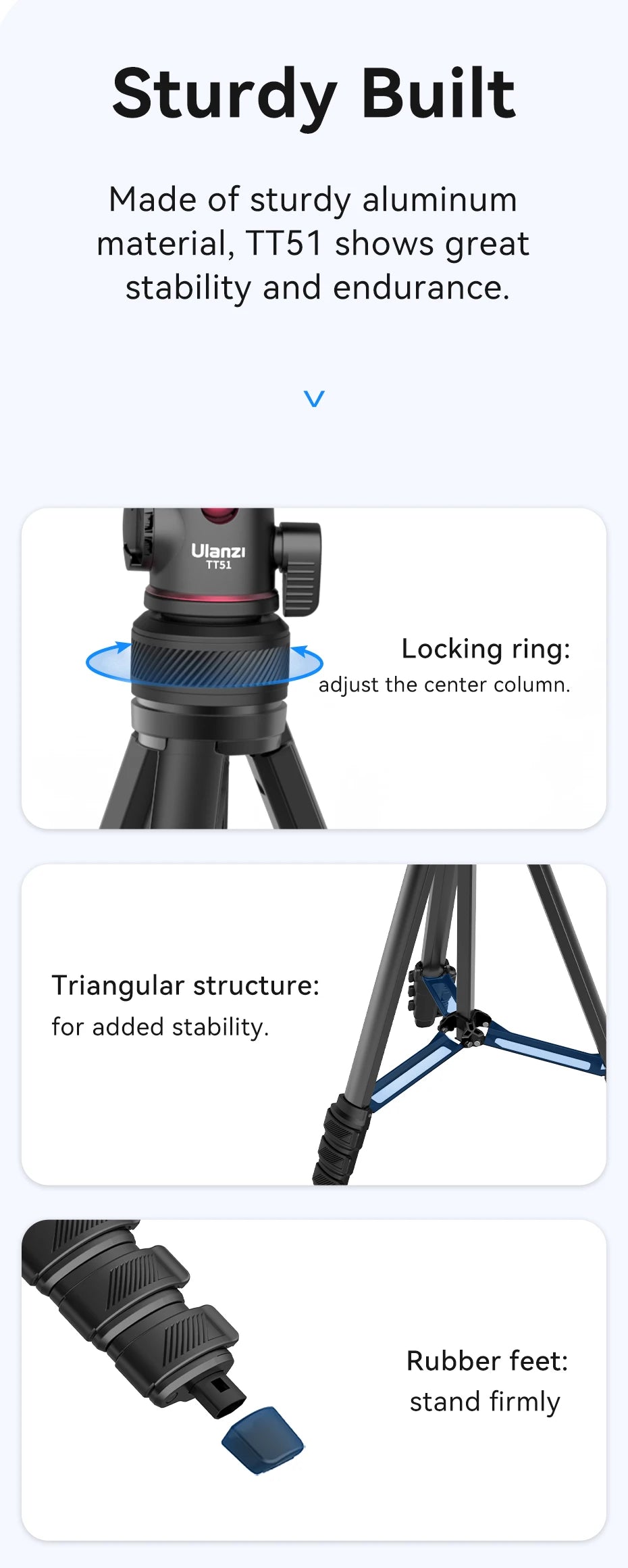 Portable Tripod Universal Camera Phone Lightweight Stand 450-1380mm Tripod with Floding Phone Clip