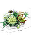 Blocks Eternal Flower Building Bricks Beautiful Sakura Succulent Plant Rose Toys for Children Girls Gifts Kids Present 1660