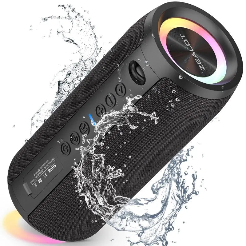 40W High-power Bluetooth Speaker 3D Stereo Bass Bluetooth Speaker Portable IPX5 Waterproof Suitable TWS Boom Box