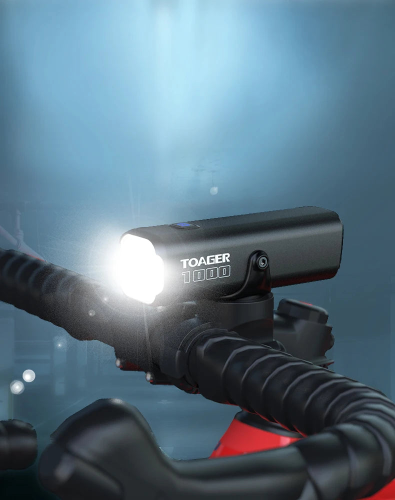 1000LM Bike Light Front Lamp Type C Rechargeable LED 21700 4500mAh Bicycle Light IPX6 Bicycle headlights Bike Accessories