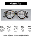 Retro Round Spectacle Luxury Acetate Eyewear Small Size Eyeglasses Optical Prescription Frames