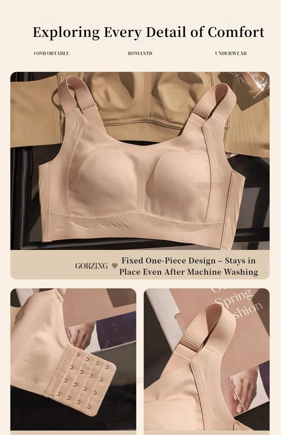 Womens Full Coverage Seamless Wireless Minimizer Bra