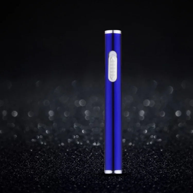 USB Rechargeable Lighter Mini Compact Long Windproof Electric Heating Wire Metal Material Men's Cigarette Lighter