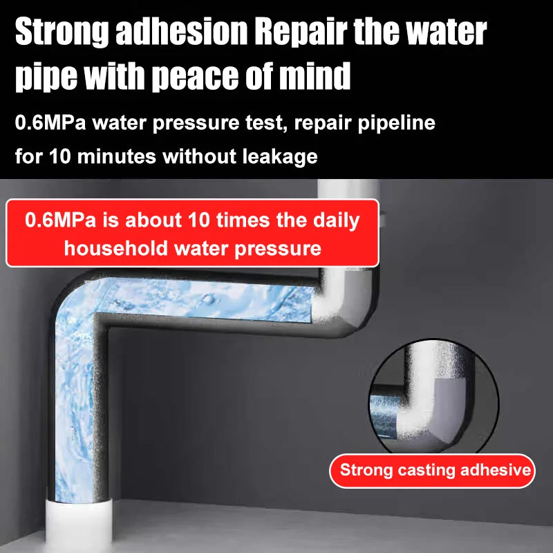 50ml Metal repair adhesive high-strength adhesive sealant welding metal adhesive strong thermal resistance casting AB adhesive