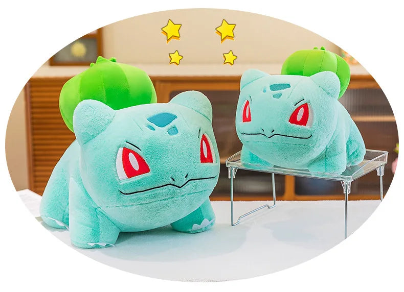 Bulbasaur Plush Stuffed Animal Soft Green Pillow