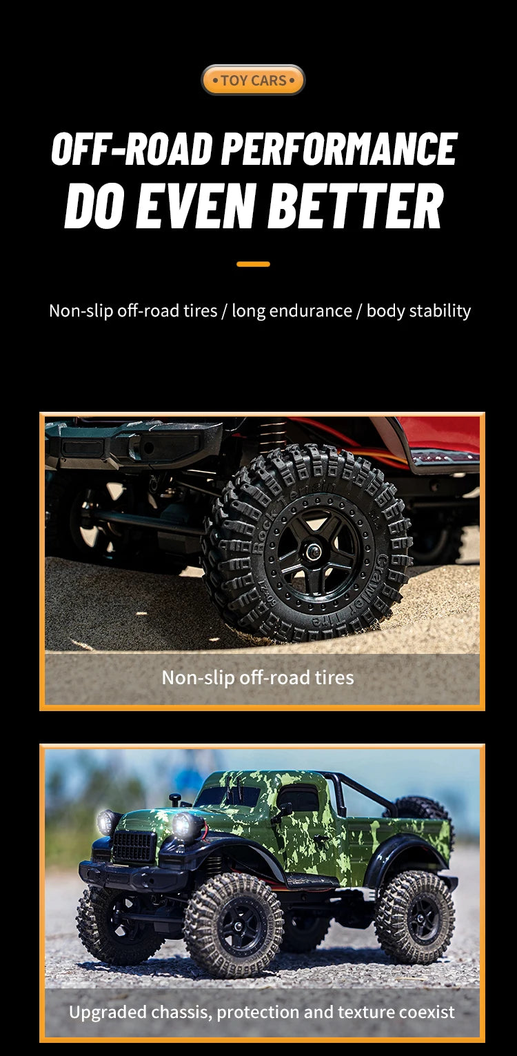 2.4G 4WD Remote Control Off Road Pickup Truck