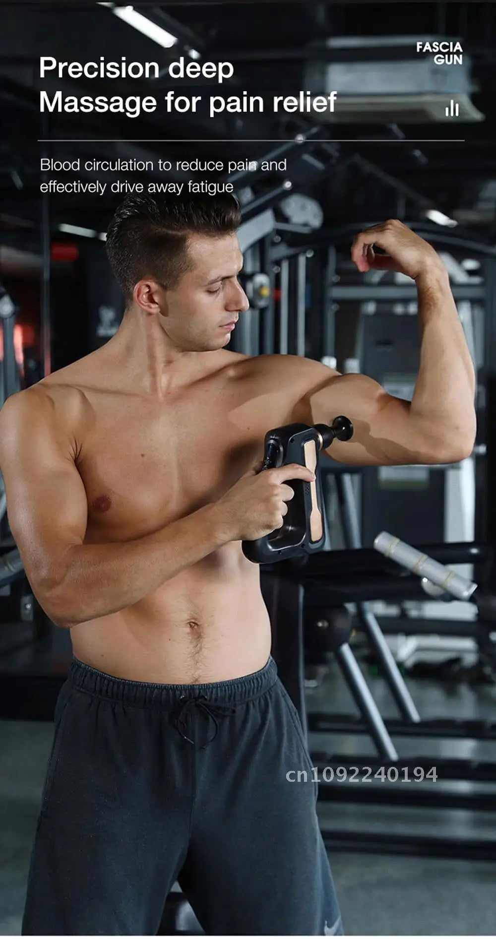 Electric Tissue  32 Level Fascia  Deep Massage Exercise Back Body Pain Sport Muscle Massager Neck Relief Relaxation