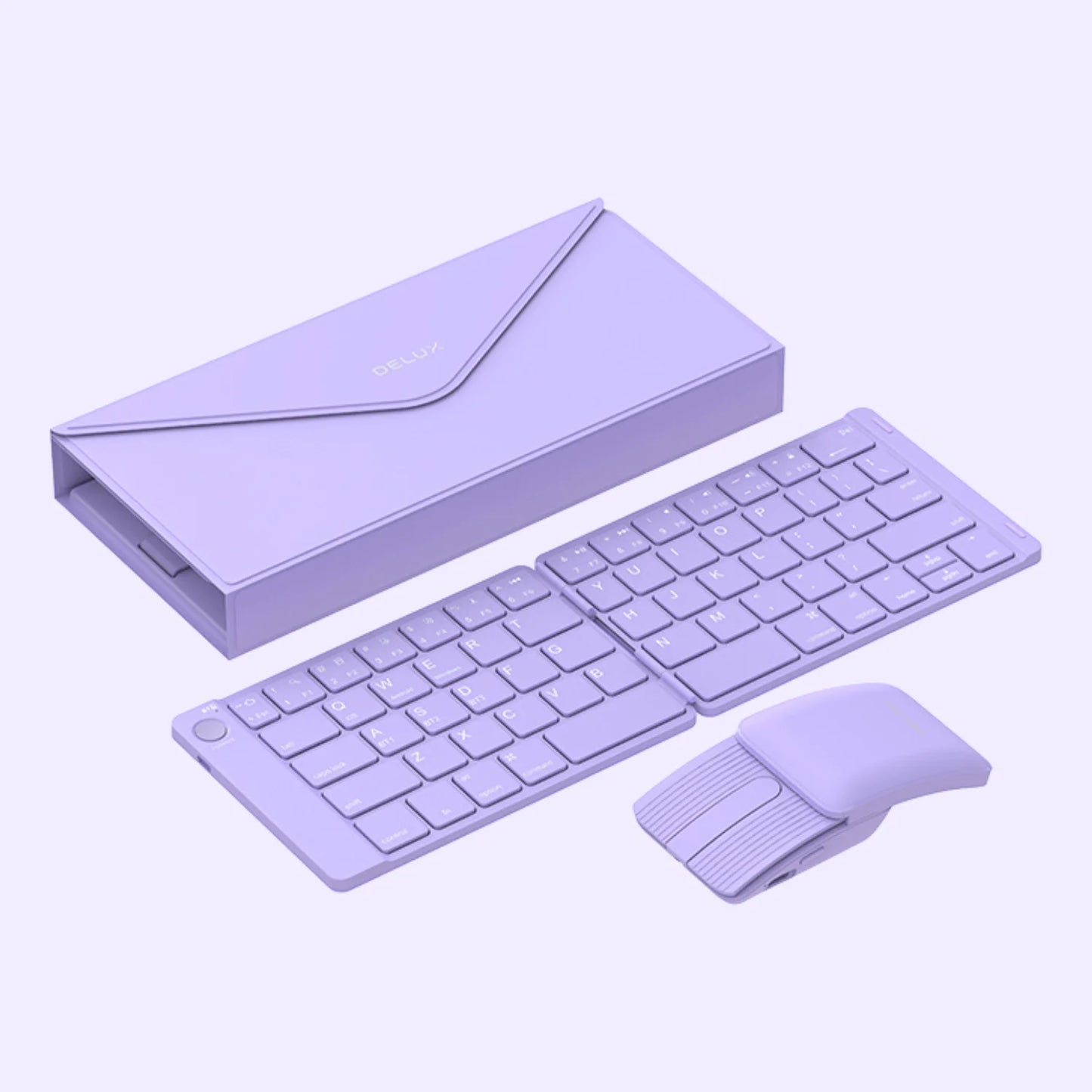 Folding Bluetooth Keyboard & Mouse Combo – Ultra Slim Portable Set