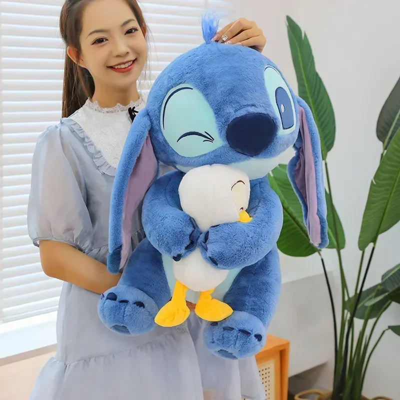 Disney Plush Doll Stitch Lilo Doll Cute Duck Stitch Plush Stuffed Toy Christmas 's Birthday Gift Kawaii Decoration Toys