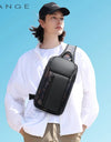 Oxford Trendy Waterproof Materials Men Chest Bag with Large Capacity Fashion Multi-Pockets Slim bag