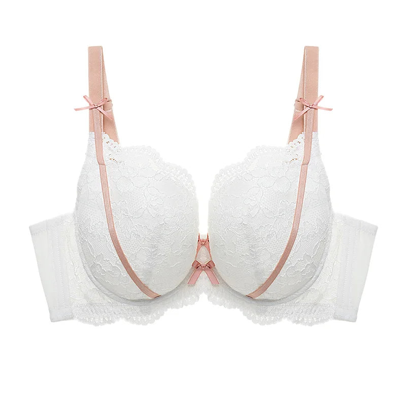 Womens Lace Minimizer Underwire Push Up Bra