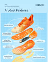 Cushioning Running Shoes For Men Suitable Heavy Runners Lace Up Sports Women Non-slip Outdoor Athletic Male Sneakers