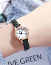Classic Simple Women Watch Roman Numeral Dial Luxury Rose Gold Watch Case Office Lady Slender Wrist watch