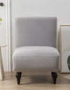 Stretch Armless Accent Chair Cover Single Short Back Sofa Covers Solid Color Anti-dirt Chair Slipcover Removable Sofa Protector