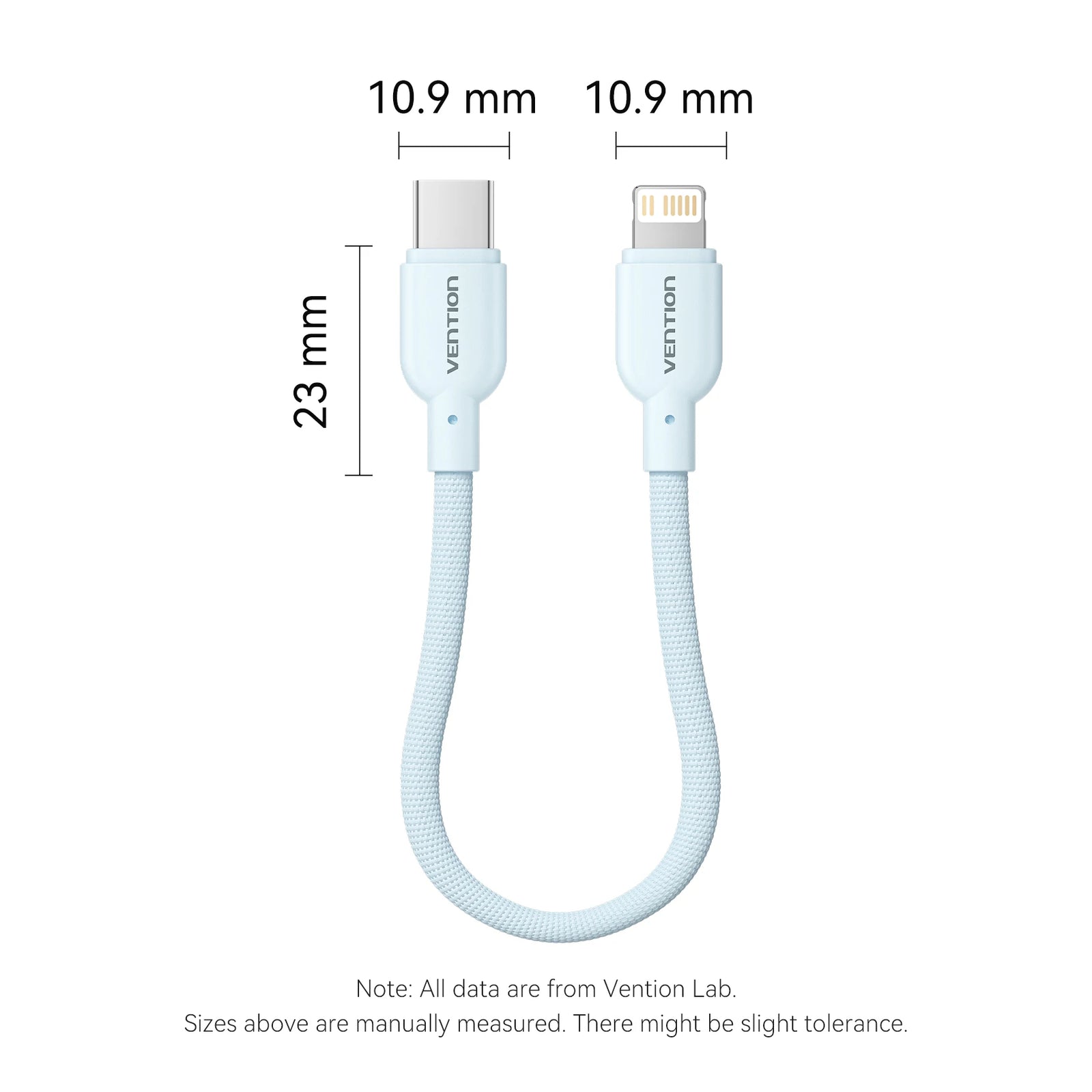 17cm Short USB Type C Cable 3A 27W Lightning Cable for iPhone 14 13 12 Power Bank Cable Fast Charging Data Cable
