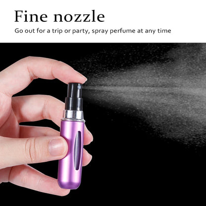 5/8ml Mini Portable Refillable Perfume Bottle with Spray Scent Pump Home Travel Empty Cosmetic Containers Spray Atomizer Bottles