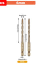 Hex Masonry Drill Bits 1/4 Shank Titanium Steel Metal Cross Drill For Glass Ceramic Concrete Brick Hard Drill Bit Tool