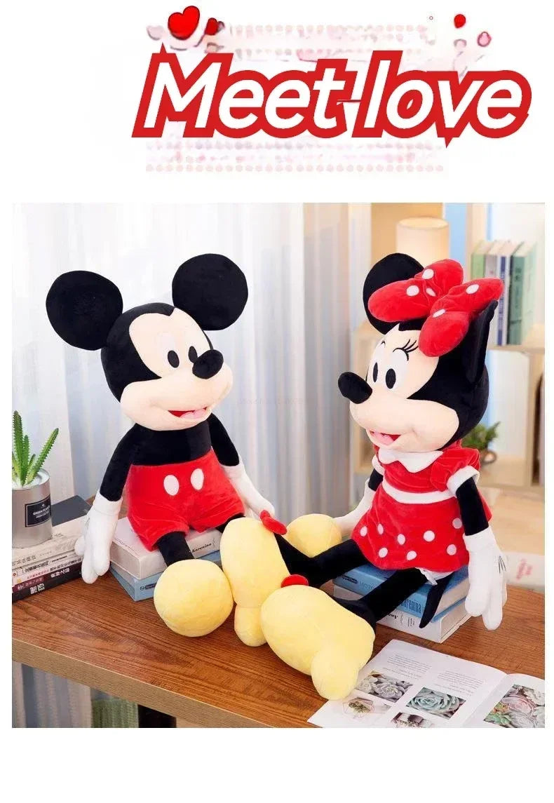 Cartoon Mouse Plush Doll Super Soft Crystal Velvet Pillow