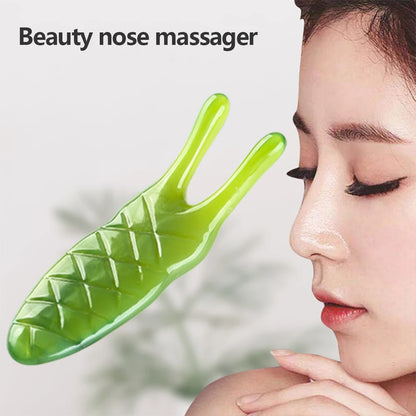 1PC Nose Scraper Beauty Nose Artifact Facial Massage Nose Bridge Lifting Stick Clip Clear Scraping Sha Board