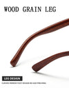 Retro Sunglasses For Men Fashion Glasses Vintage Luxury Wood Shades
