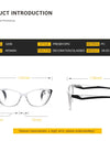 Retro Plastic Cat Eye Reading Glasses Cleat Lens Anti Blue Light Presbyopia Hyperopia Men Reading Eyeglasses +1.0 +1.5