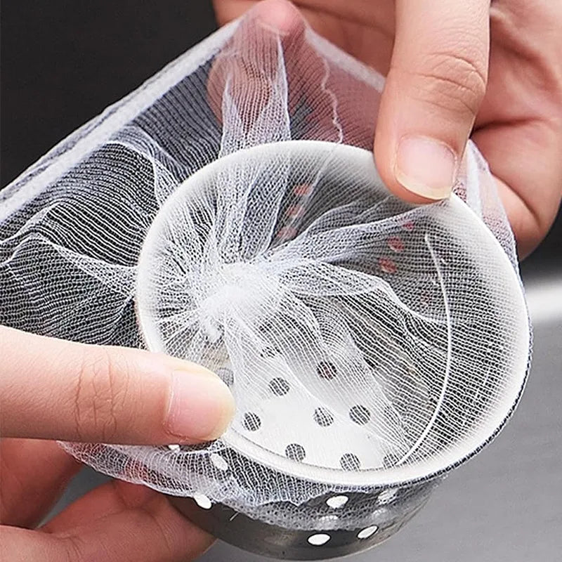 1000/30pcs Disposable Kitchen Sink Filter Mesh Anti-blocking Garbage Filters Sink Strainer Drain Hole Bags Strainers Wholesale