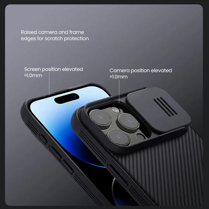 CamShield Pro Magnetic Phone Case For iPhone 16 Pro Max Case Camera Slider Protection PC + TPU Shockproof Back Cover