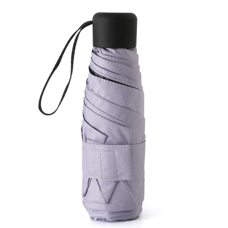 Ultralight Mini Folding Umbrella Compact Windproof Travel Sun Rain Protection