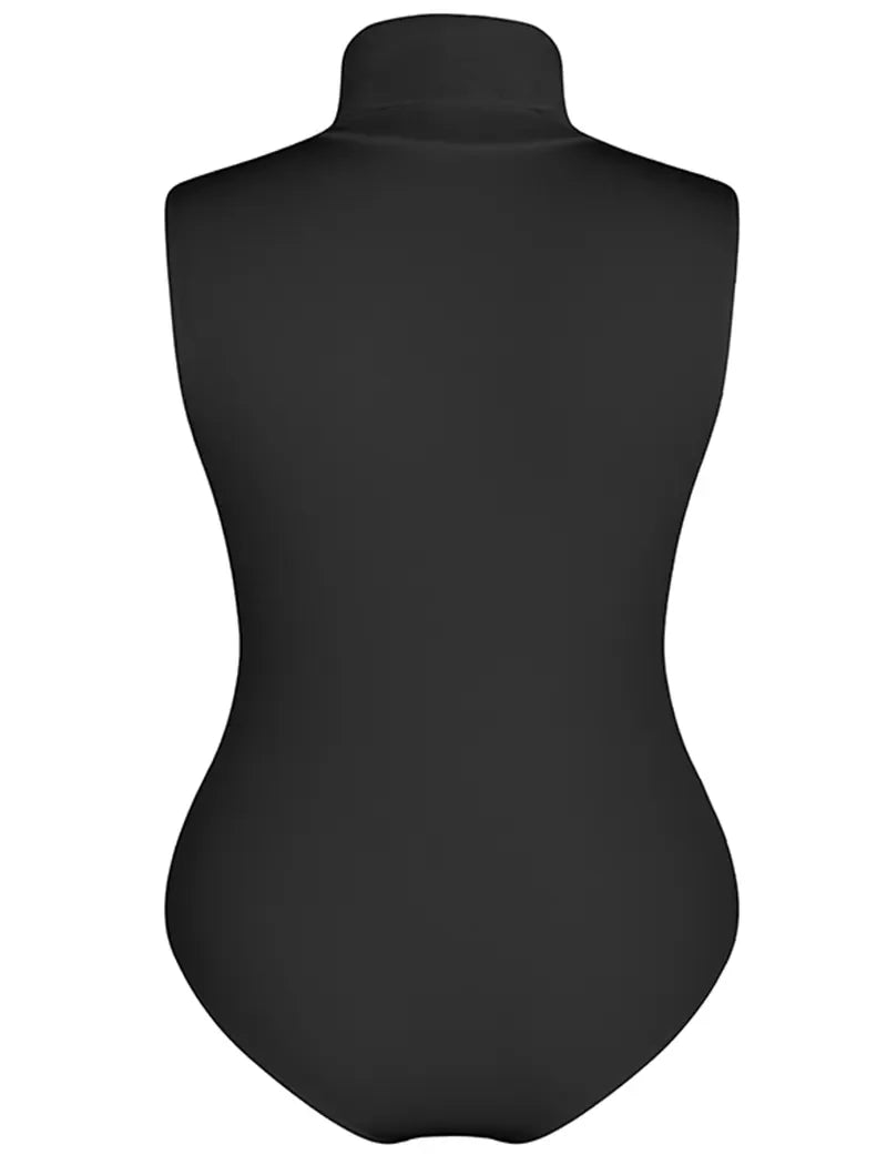 Women High Collar Sleeveless Bodysuit – Tummy Control & Butt Lifting Shapewear