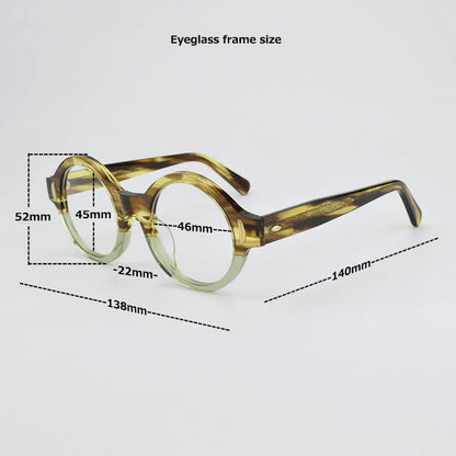 T520 Round optical glasses frame Retro brand eye glasses frames women fashion myopia prescription eyeglasses Spectacle