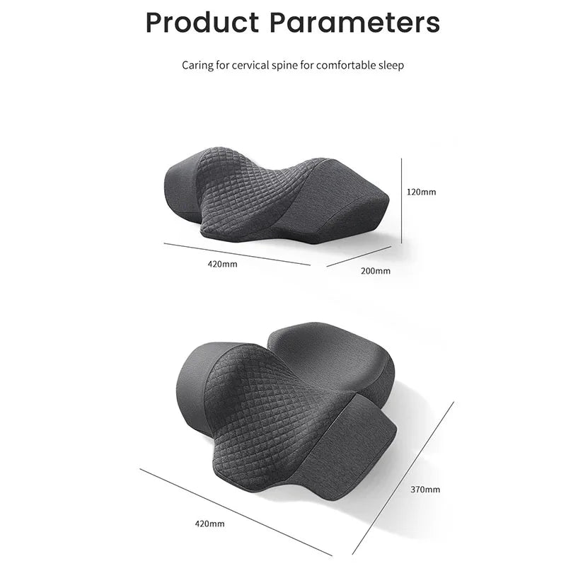 Neck pillow for sleeping specifically designed to protect the spine massage the spine aid sleep heat up non repairing Headrest