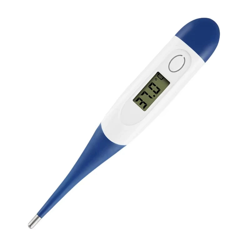 1pc Fast Measurement Digital Oral Thermometer Flexible Tip Human Body Temperature Accurate Fever Detection For  Adults