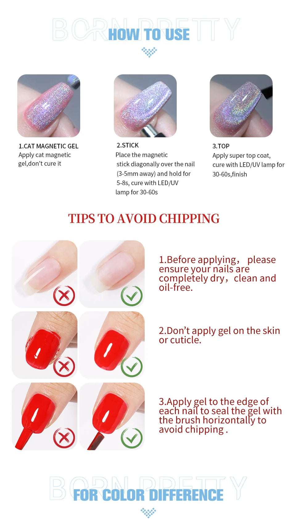 10ml Green Cat  Gel Ultra Shine Holographic Glitter Semi Permanent Soak Off UV LED Gel Varnish For Manicure