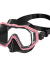 Snorkel Mask 3 Windows Panoramic Wide View HD 3 Lens Adjustable Scuba Snorkeling