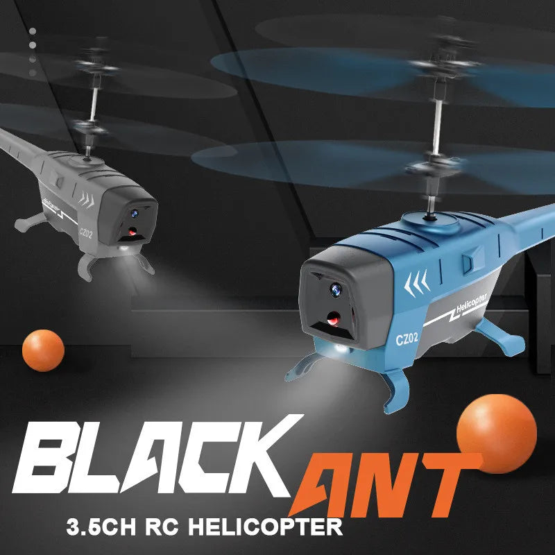 2.4G Rc Helicopters 3.5CH Remote Control Airplane with Lights Obstacle Avoidance  Drone Radio Controlled Plane Toys for Boy Gift