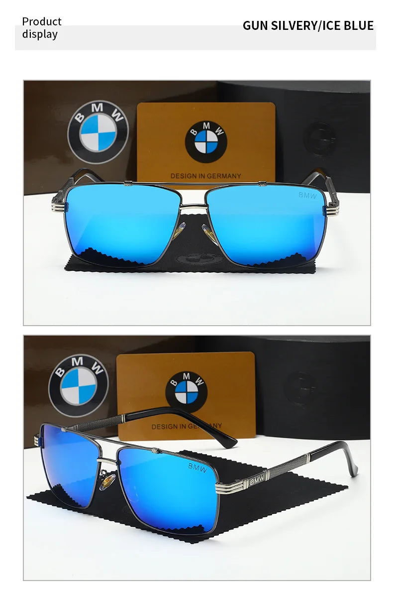BWM Luxury Polarized Sunglasses Men UV Anti-Glare glasses For BMW