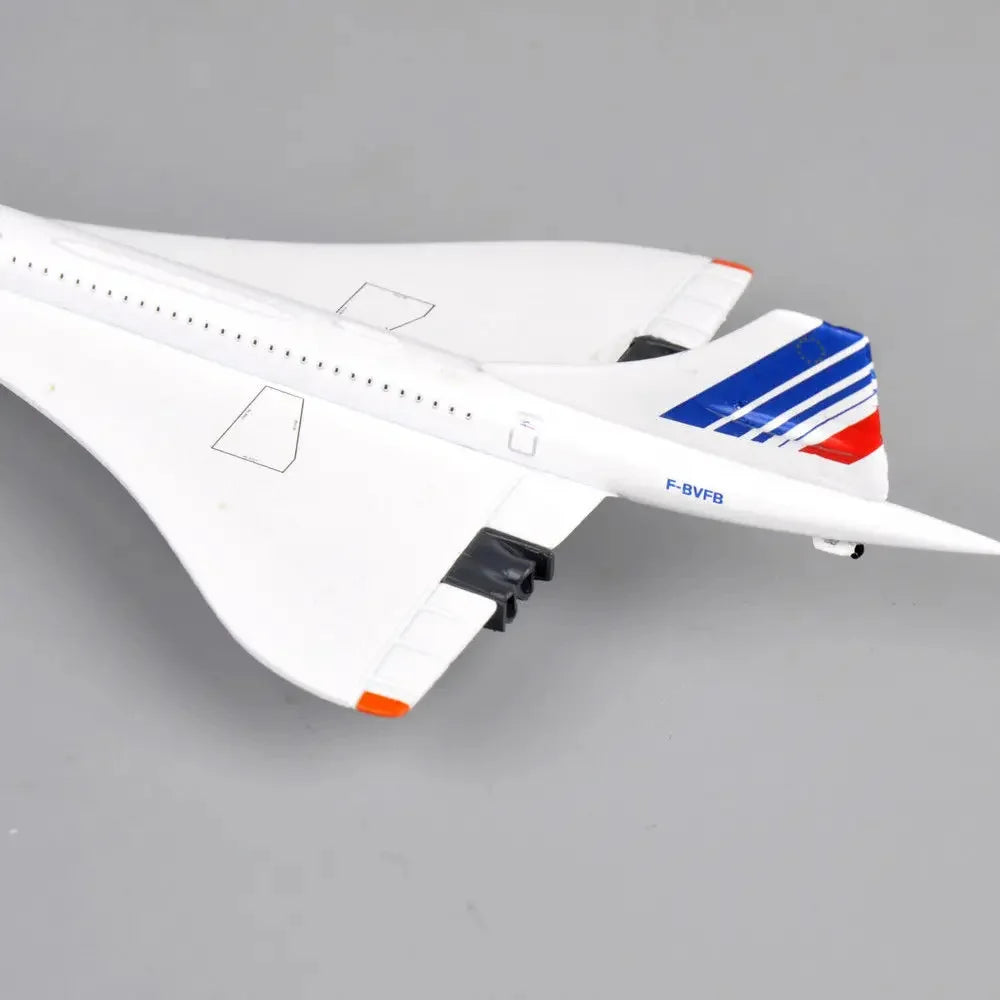 1:400 France 1976–2003 White Diecast Aircraft Model