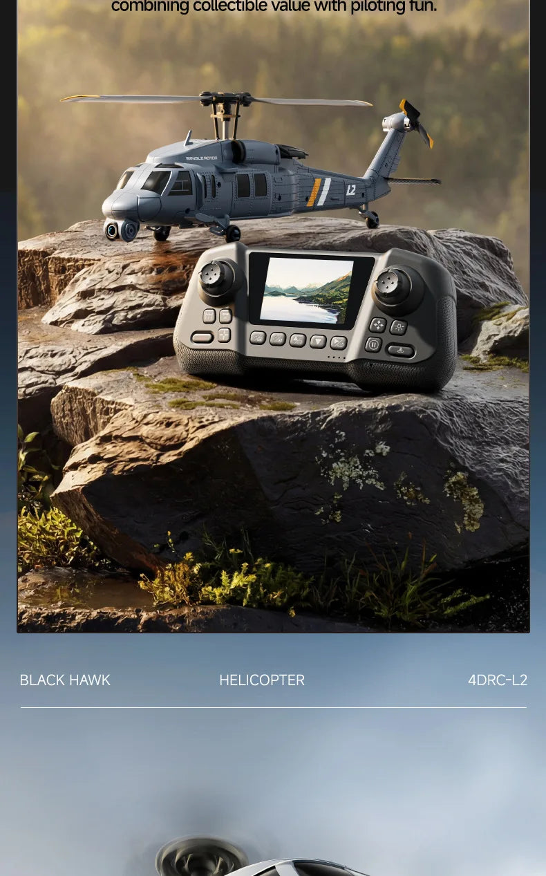 Remote Control Military Helicopter Toy With Camera