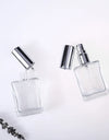 10pcs 15ML Wholesale Portable Travel Flat Square Transparent Atomizer Fine Mist Spray Perfume Empty Glass Refillable Bottles