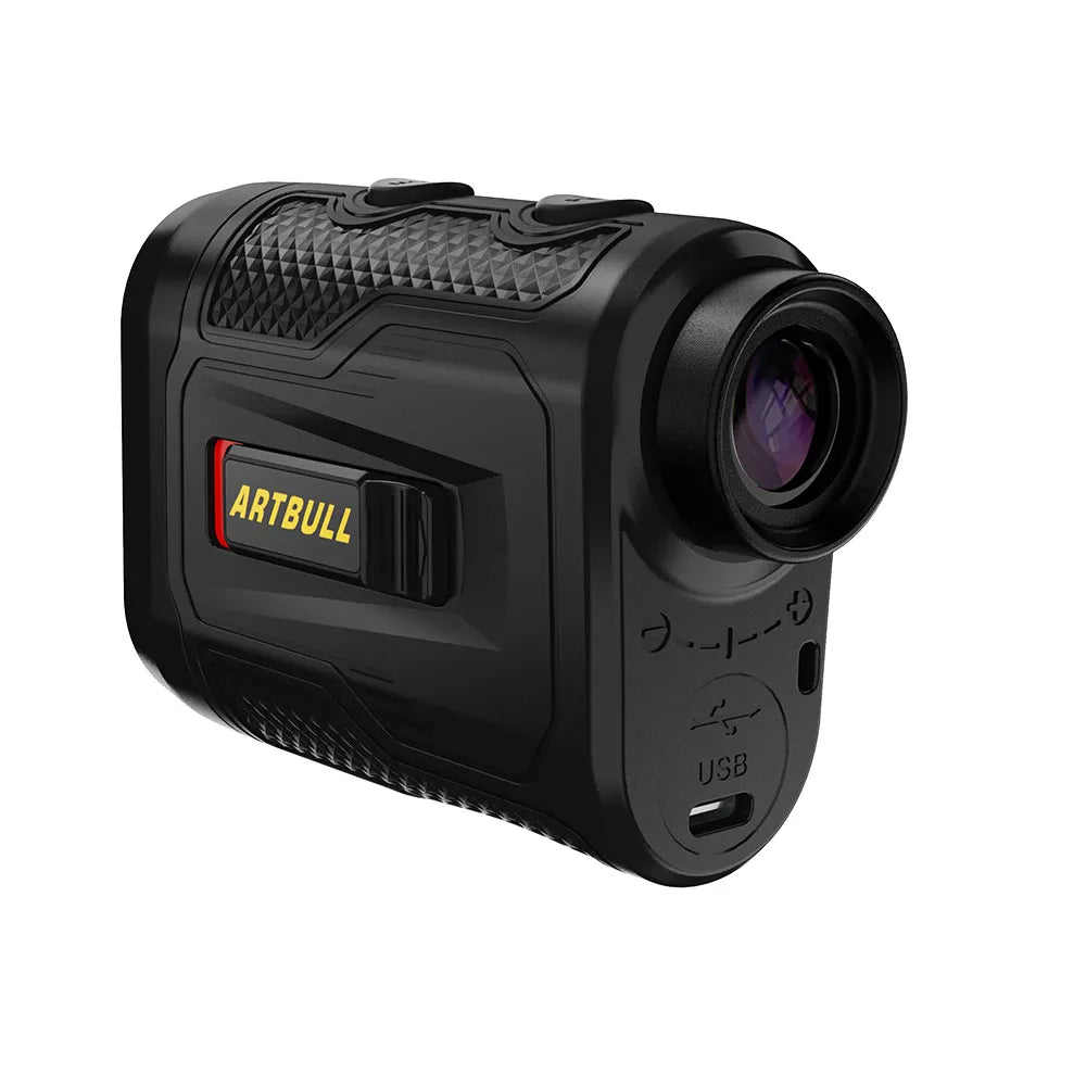 Rechargeable 7-Mode Golf Laser Rangefinder with Slope & Flag-Lock Vibration