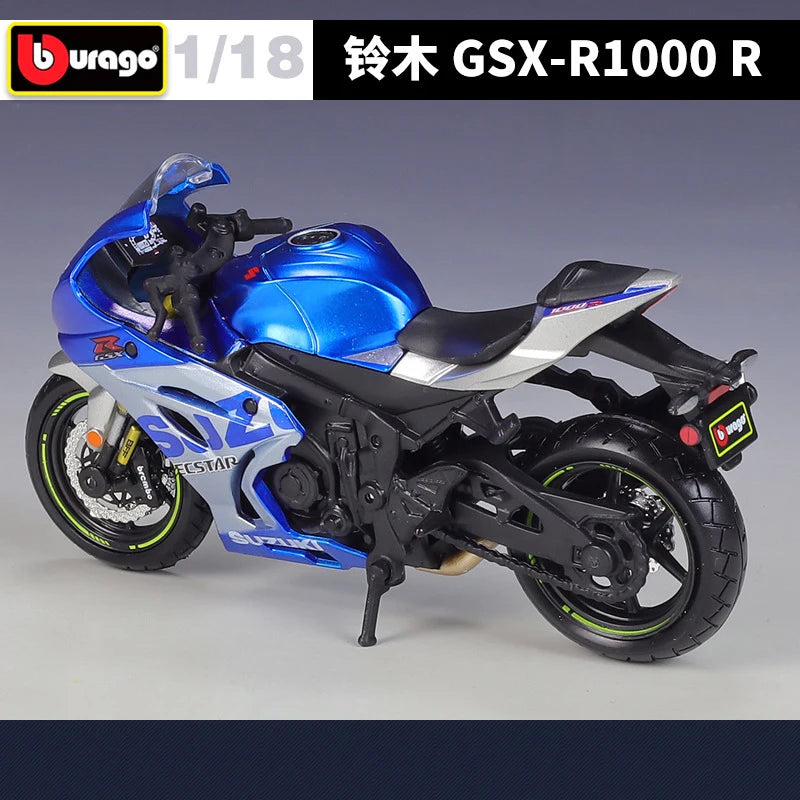 1 18 Scale Suzuki GSX R1000R Diecast Motorcycle Model