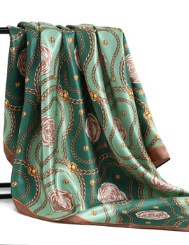Square Women Scarves Silk Office Ladies Hair Neck Bandanna Headband Foulard Headcloth Muslim Headscarf Female muffler