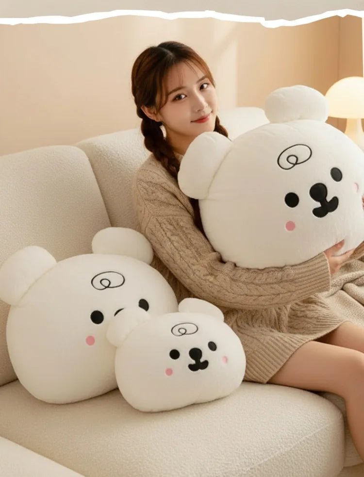 Cute Cartoon Bear Plush Stuffed Doll Cushion Toy