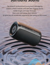 Portable Wireless Speaker Subwoofer Stereo Waterproof Powerful Column Outdoor Speakers Boom Box TF Card & AUX Audio