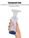 Child Adult Buffer Inhale Chamber Automizer Spacer Mist Storage Compressor Nebulizer Tank Aerochamber with Mask Cup Mouthpiece